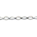 Silver white stone fantasy pattern bracelet