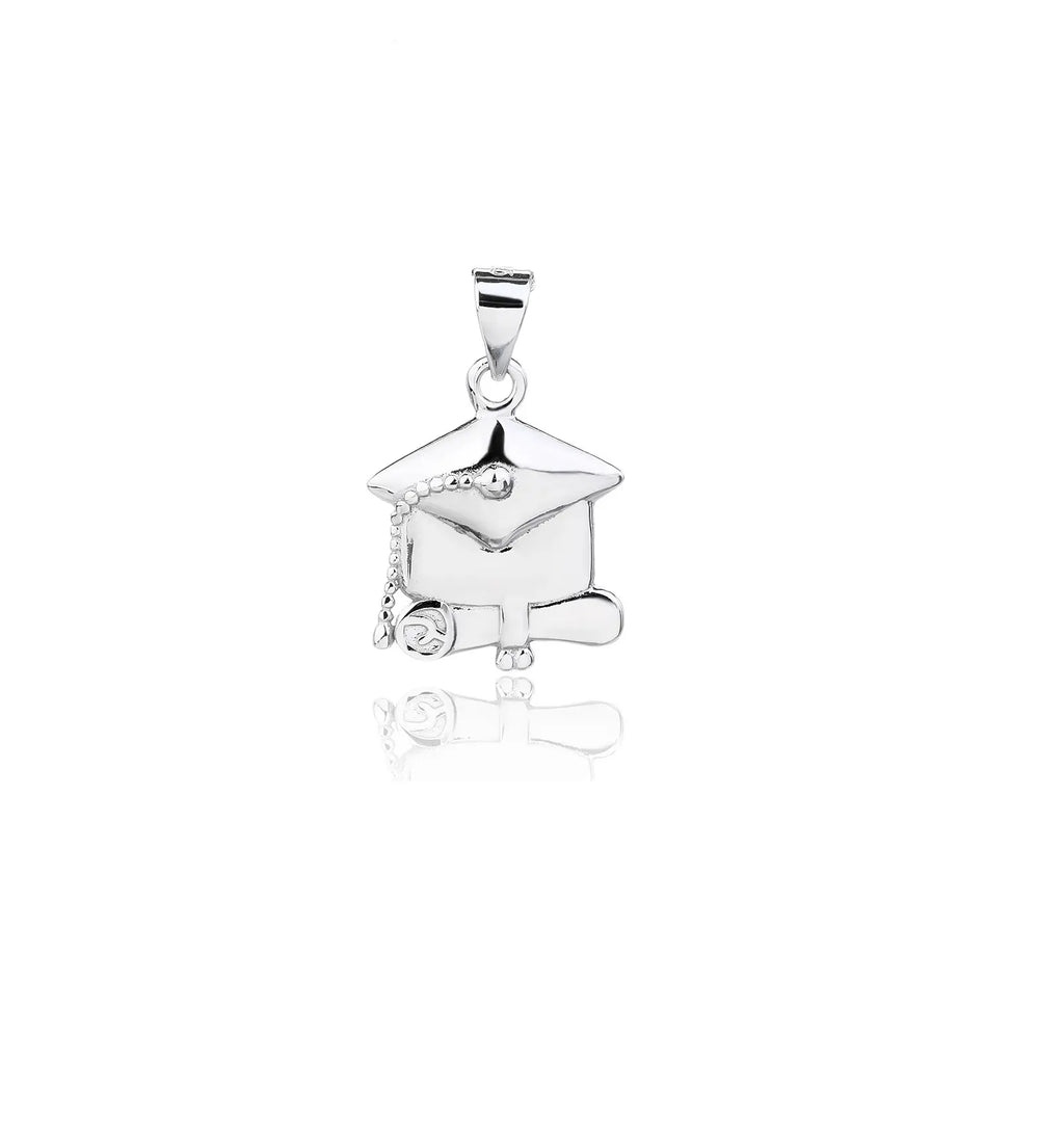 Silver graduation medal