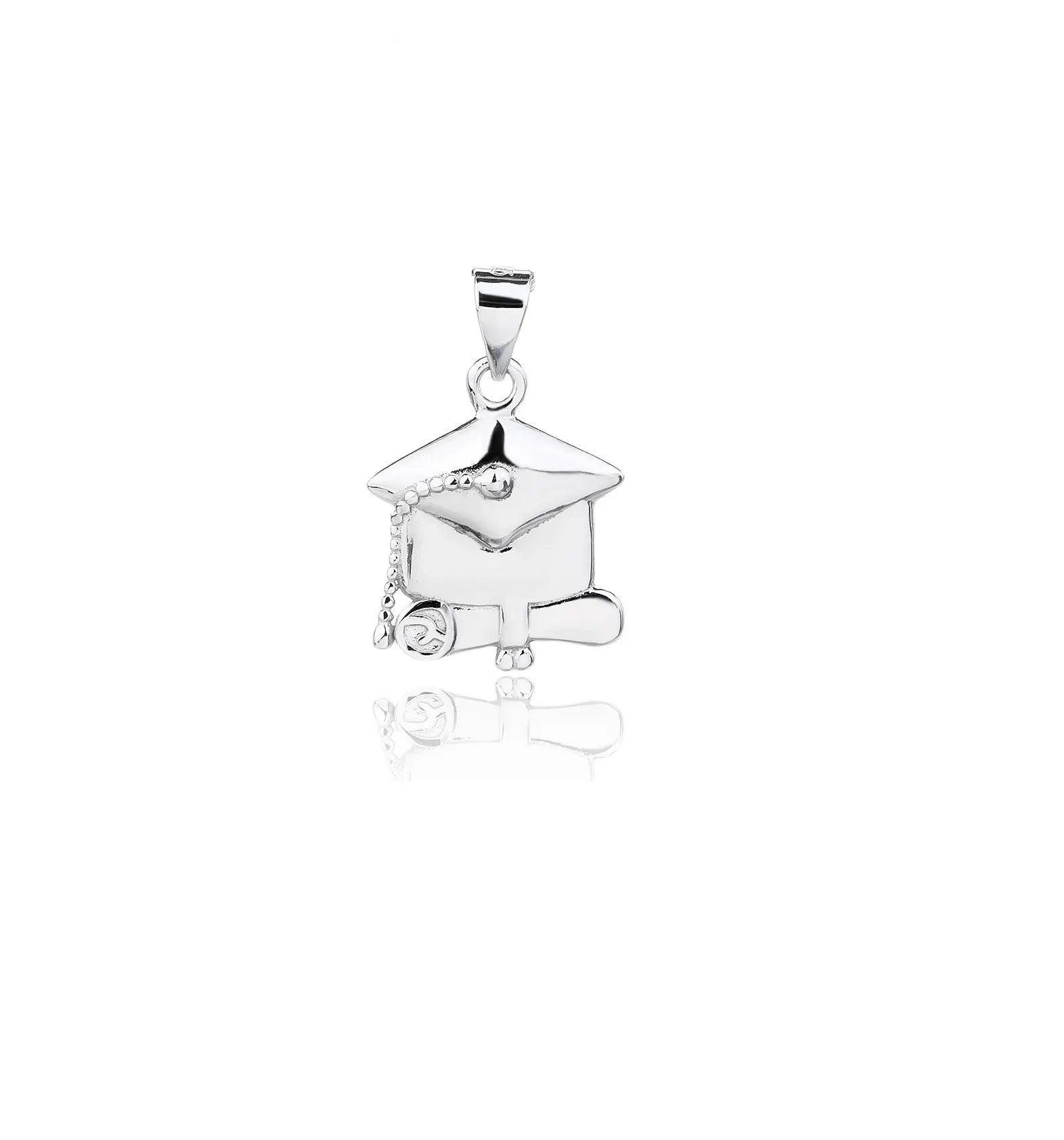Silver graduation medal