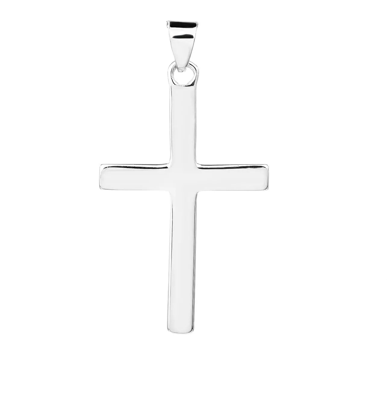 Silver classic cross pendant