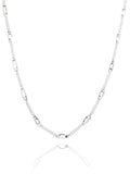 Silver necklace with zirconia decoration