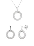 Circular cubic zirconia bezel set - sparkle every moment
