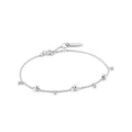 Ania Haie silver bracelet with small ball decoration