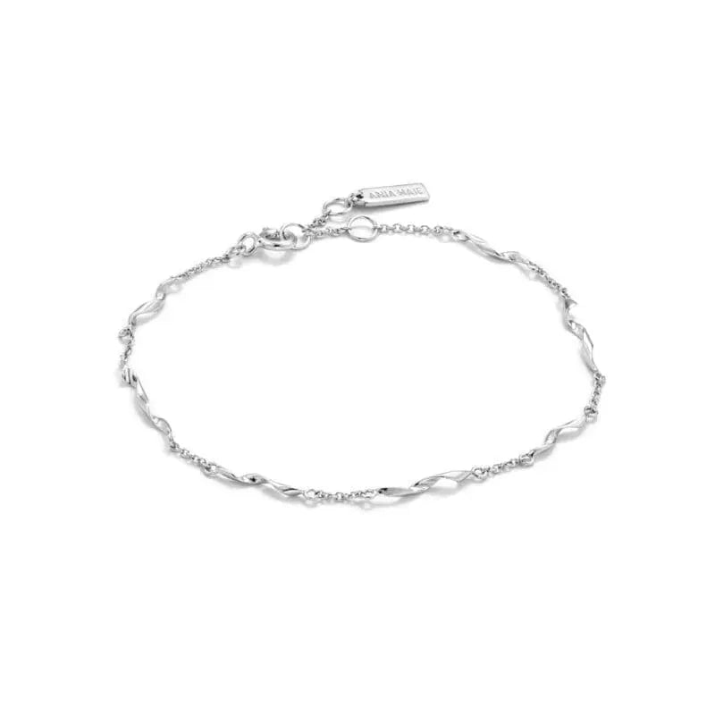 Ania Haie Helix silver bracelet