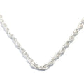 Silver chain Walles 45cm /thickness/