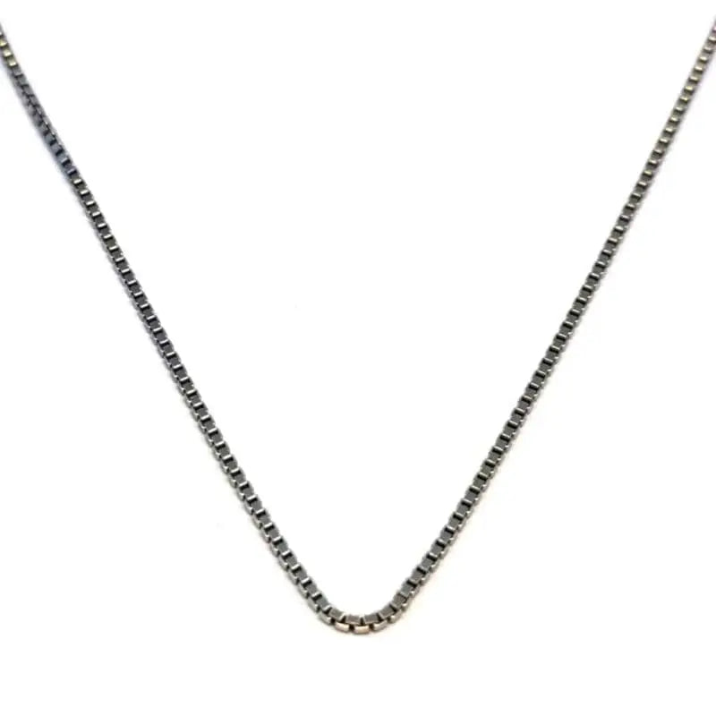 Silver thick dice chain /male/ 60cm