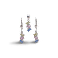 Fun colourful silver hanging set