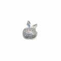 Apple pendant with stones
