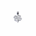 Shamrock pendant with stones