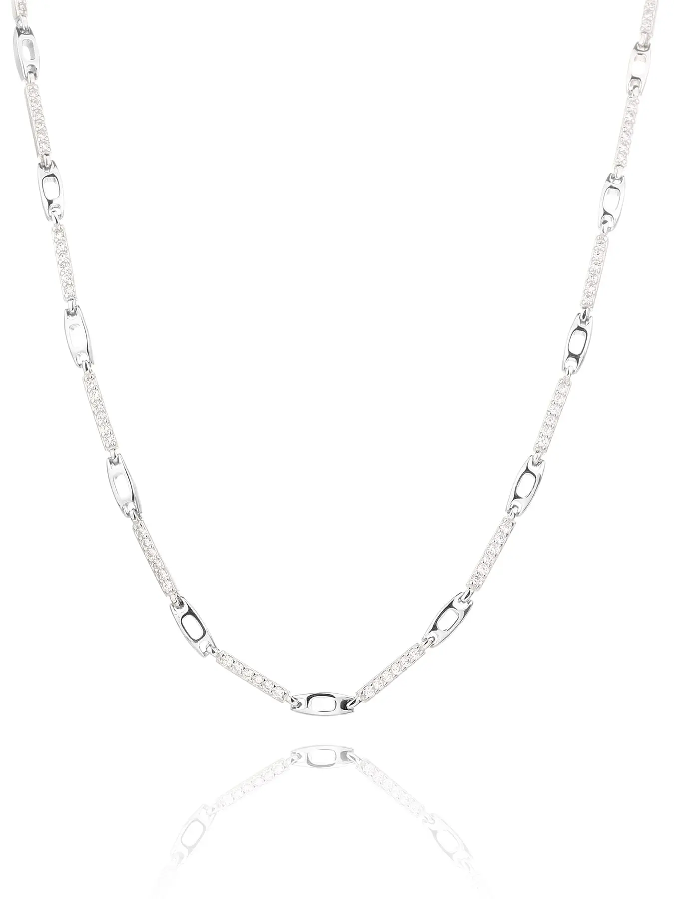 Ezüst nyaklánc cirkónia díszítéssel_2