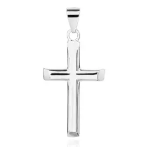 Ezüst kereszt medál – erő, hit és tisztaság