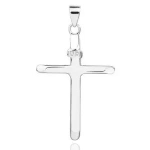 Ródiumozott "INRI" feliratos kereszt medál